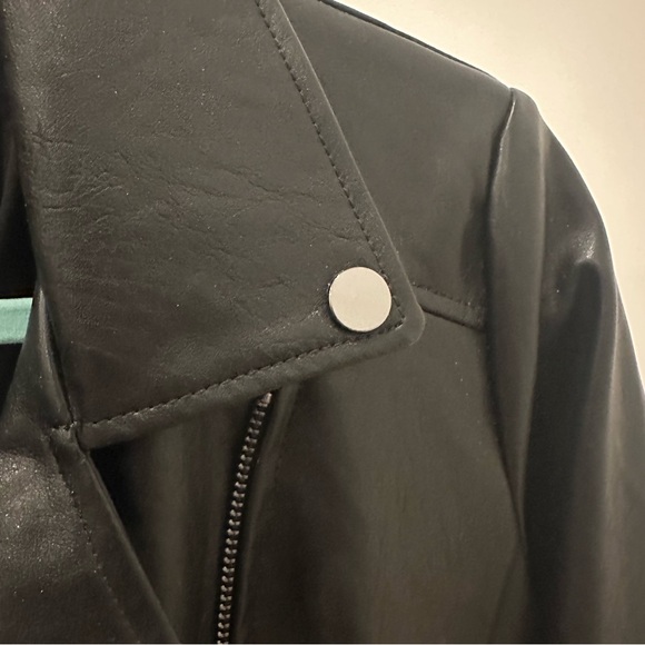 Elodie Black Faux Leather Jacket - Picture 3 of 4